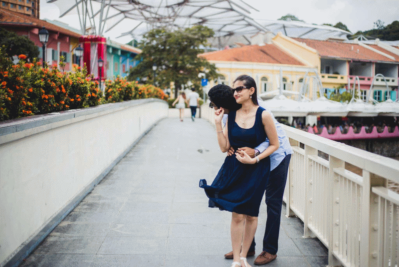 Singapore, Clark Quay, Wedding, Photoshoot, GIF