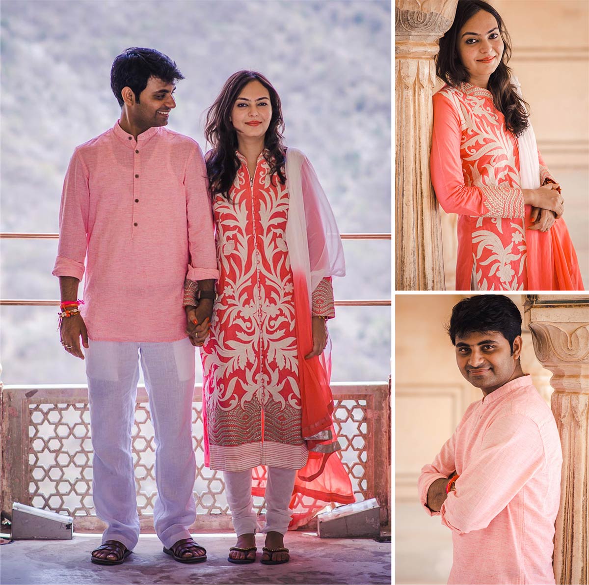 Collage3-DivSud-Prewedding-Jaipur-AmerFort